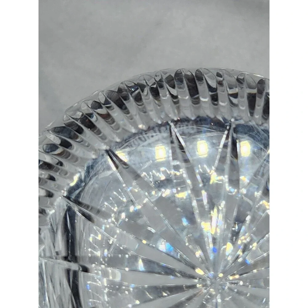 Waterford Crystal Oval Round Flower Vase 4.5